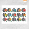15 Rolled Flower SVG Bundle, SVG, PDF, JPG for Cricut & Silhouette