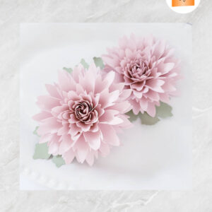 3D Matilda Flower Template, SVG Paper Cut File