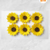 3D Sunflower SVG, Paper Sunflower SVG