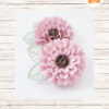 3D Zinnia Flower Template, SVG Paper Cut File