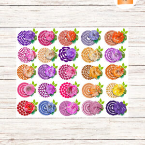 82 Rolled Flower SVG Bundle, 3D Paper Flowers for Cricut & Silhouette
