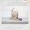 Easter Bunny Treat Box Template, SVG Paper Cut File