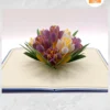 Crocus Pop-Up Card SVG, DIY Flower Card Template