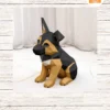 German Shepherd Dog 3D Papercraft, Low Poly DIY Template for Cricut