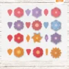 Mega Paper Flower Template SVG, 70 Petals + Leaves, Bases & Centers, Giant Floral Cut Files for Cricut & Silhouette