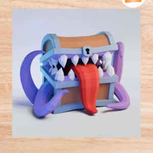Monster Chest & Halloween RODVAL Papercraft Templates