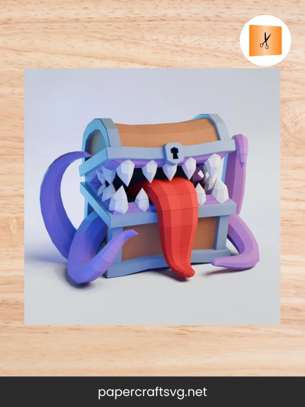 Monster Chest & Halloween RODVAL Papercraft Templates