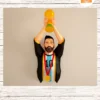 Soccer Leo Messi 3D Papercraft Template, DIY Low Poly Paper Sculpture