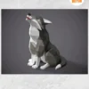 Wolf Papercraft PDF DXF template DIY cameo