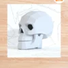 3D Skull Papercraft Template, DIY Origami PDF Download