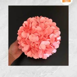 Hydrangea Filler Flower SVG Template, Paper Flower Cut Files for Cricut & Silhouette