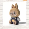 Labubu Sitting Papercraft Template, 3D Low Poly Cartoon Character PDF, DIY Paper Sculpture for Teens & Home Decor